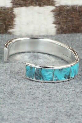 Turquoise & Sterling Silver Bracelet - Larry Loretto