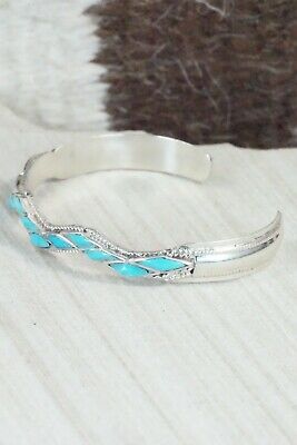 Turquoise & Sterling Silver Bracelet - Steve Wallace