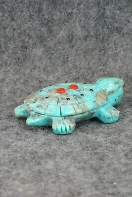 Turtle Zuni Fetish Carving - Reynold Lunasee