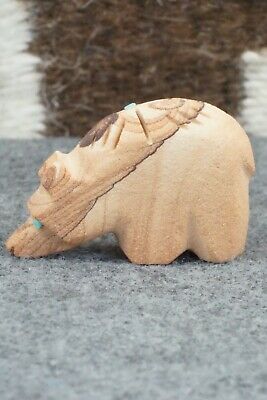 Bear Zuni Fetish Carving - Brandon Phillips