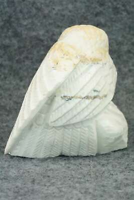 Owl Zuni Fetish Carving - Derrick Kaamasee