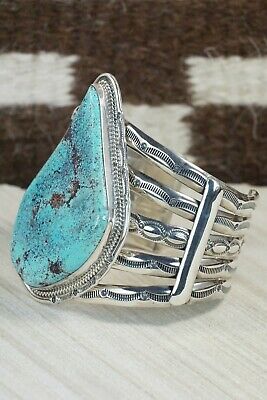 Turquoise & Sterling Silver Bracelet - Raymond Delgarito