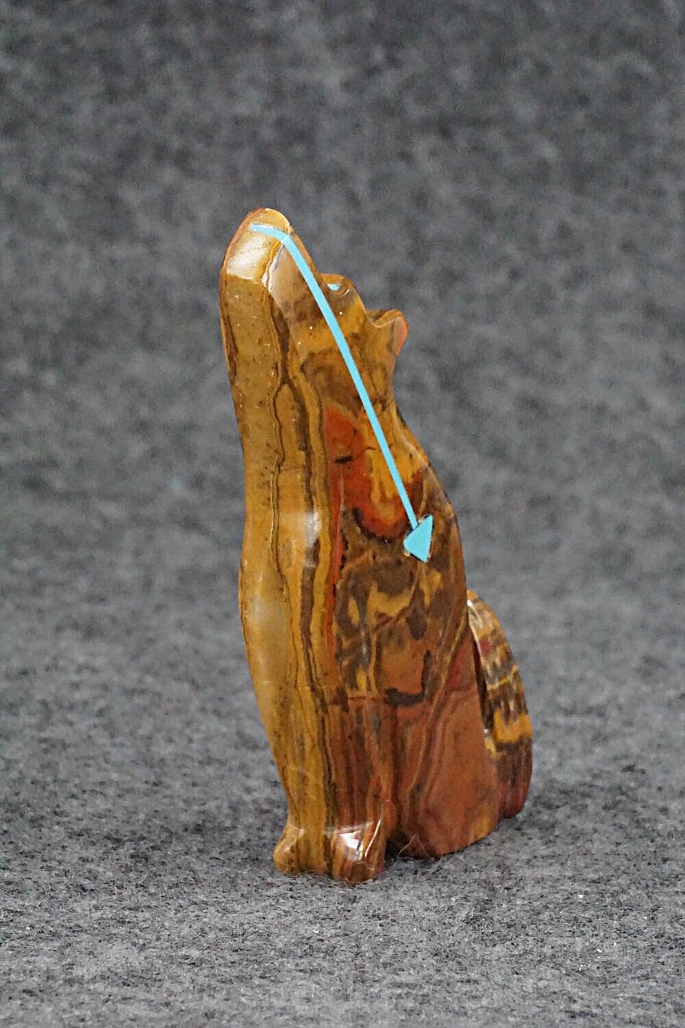 Coyote Zuni Fetish Carving - Rodney Laiwakete