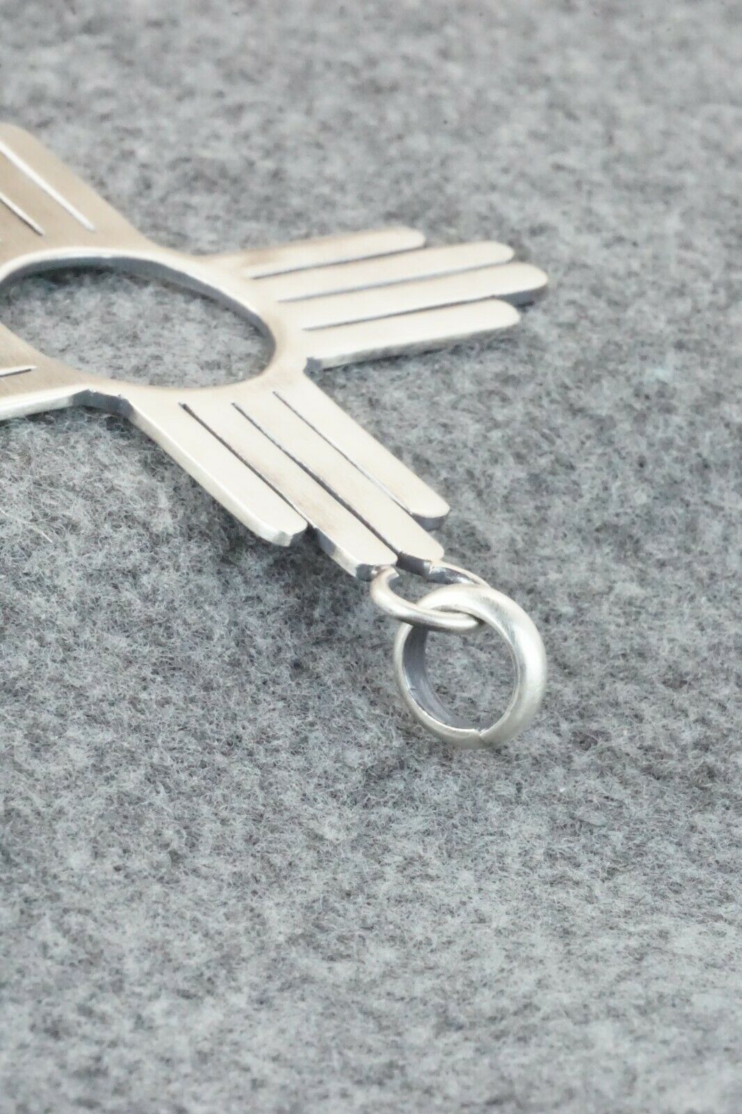 Sterling Silver Zia Pendant - Thomas Valencia