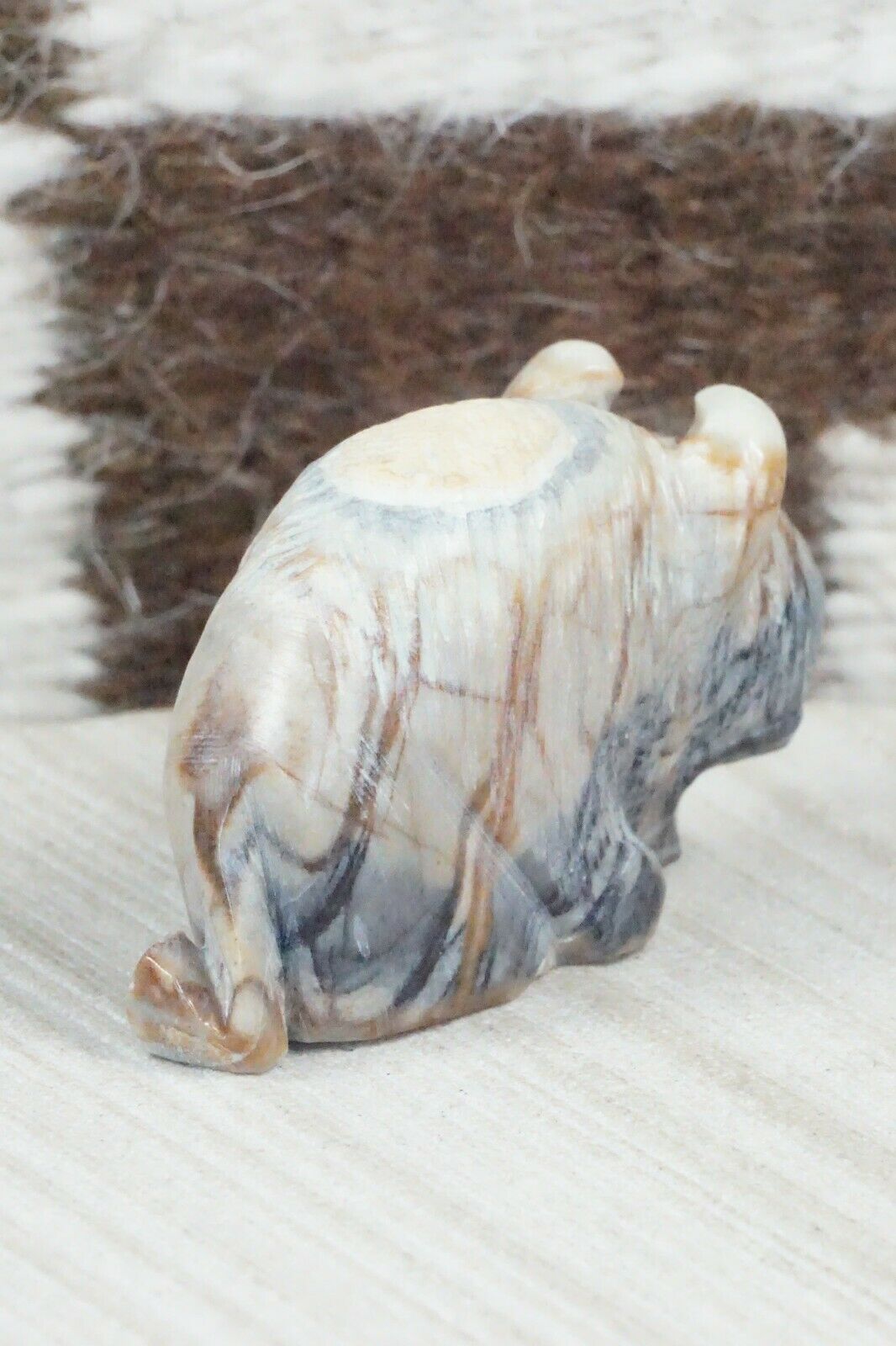 Buffalo Zuni Fetish Carving - Kenny Chavez