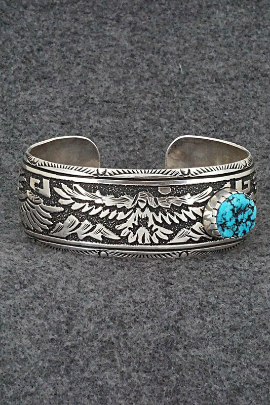 Turquoise and Sterling Silver Bracelet - Richard Singer