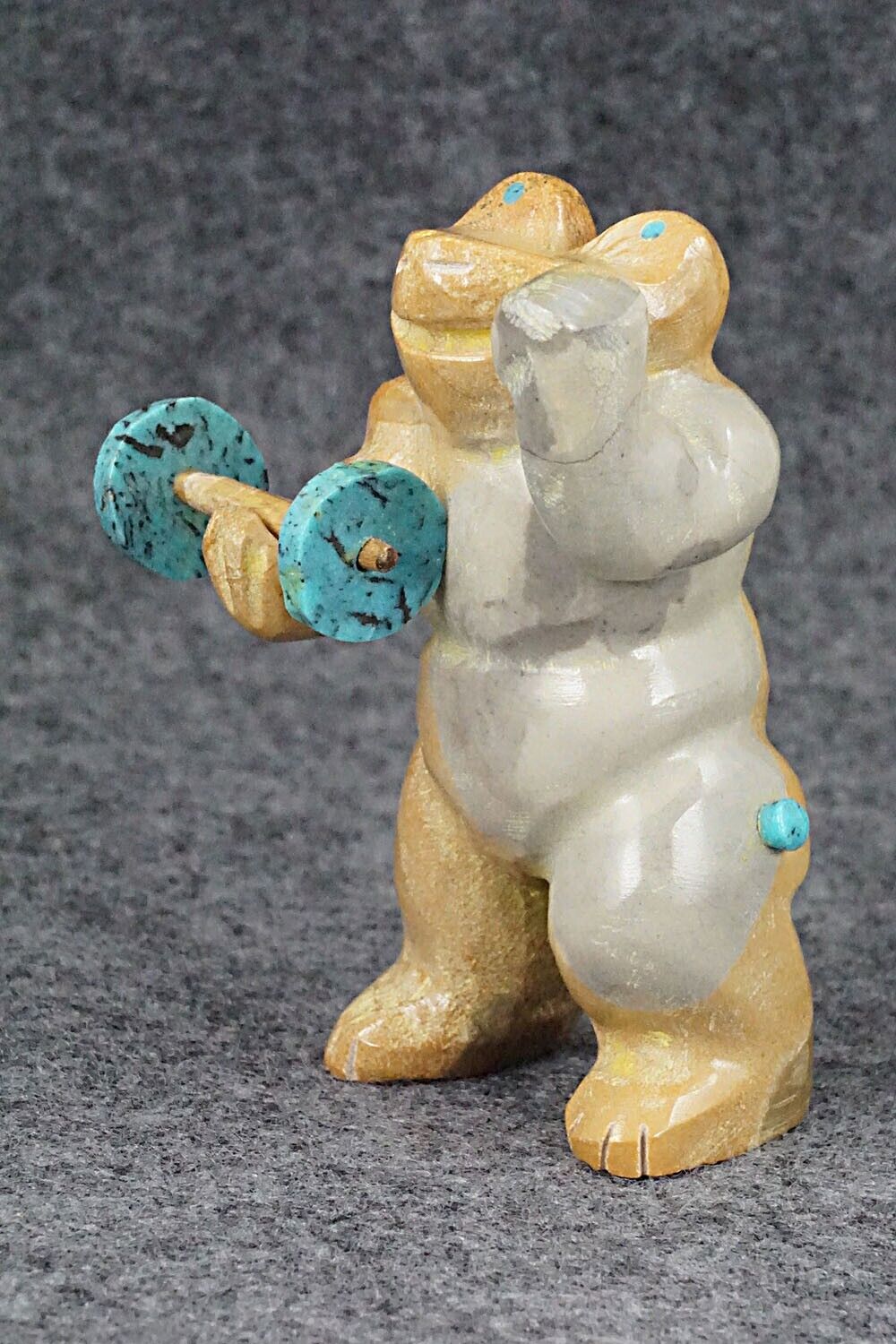 Frog Zuni Fetish Carving - Enrike Leekya