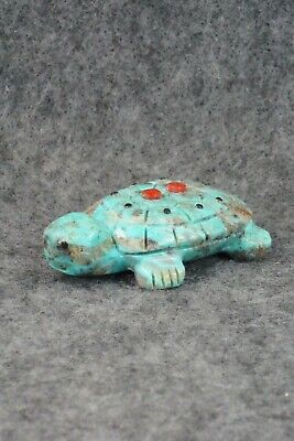 Turtle Zuni Fetish Carving - Reynold Lunasee