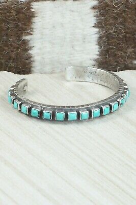 Turquoise & Sterling Silver Bracelet - Ernest Rangel