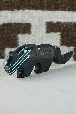 Mountain Lion Zuni Fetish Carving - Kenric Laiwakete - High Lonesome Trading