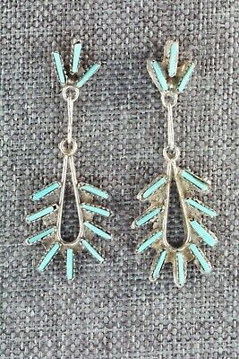 Turquoise & Sterling Silver Earrings - Arlene Quam
