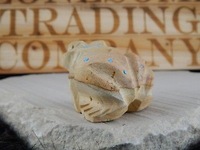 Frog Zuni Fetish Carving - Native American - High Lonesome Trading