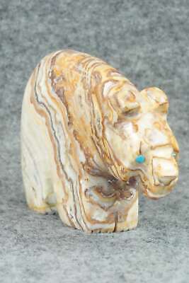Bear Zuni Fetish Carving - Reynold Lunasee