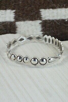 Navajo Sterling Silver Bangle - Alex Sanchez
