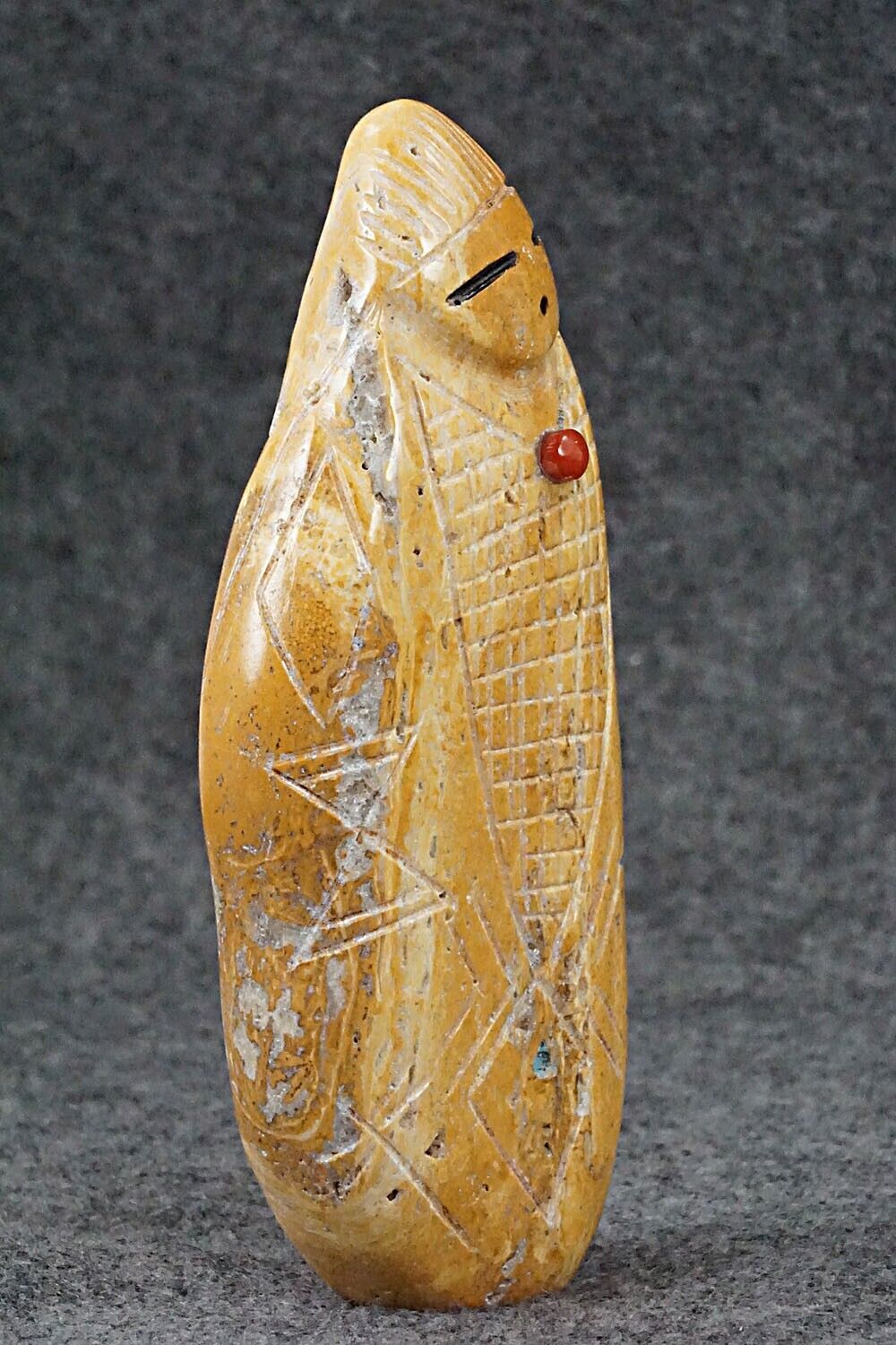 Corn Maiden Zuni Fetish Carving - Daniel Chattin