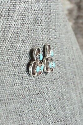 Turquoise & Sterling Silver Earrings - Gloria Lonasee