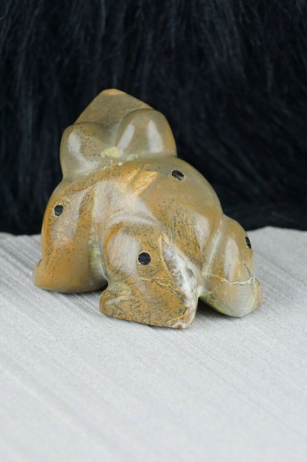 Frog Zuni Fetish Carving - Enrike Leekya - High Lonesome Trading