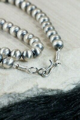 Navajo Sterling Silver Pearl Necklace - Jan Mariano