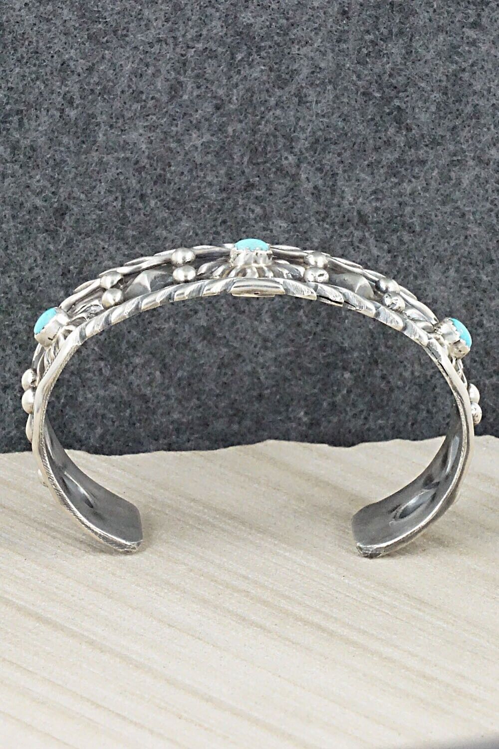 Turquoise & Sterling Silver Bracelet - Tim Yazzie
