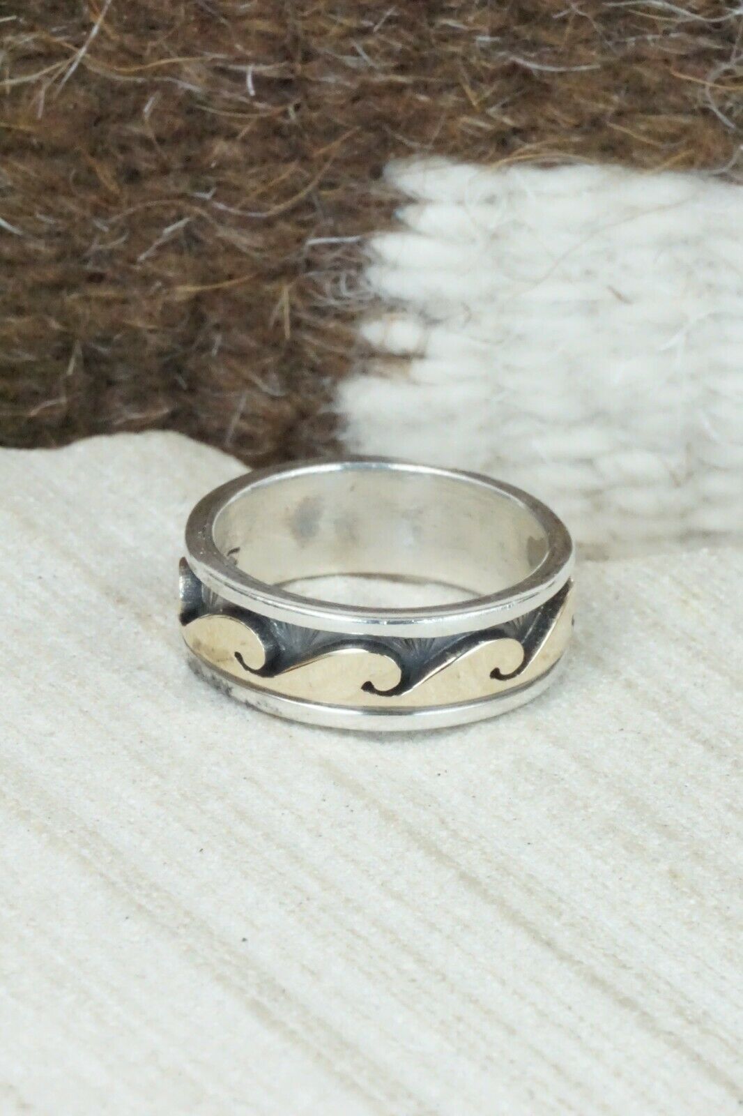 Sterling Silver Ring - David Skeets - Size 5.25