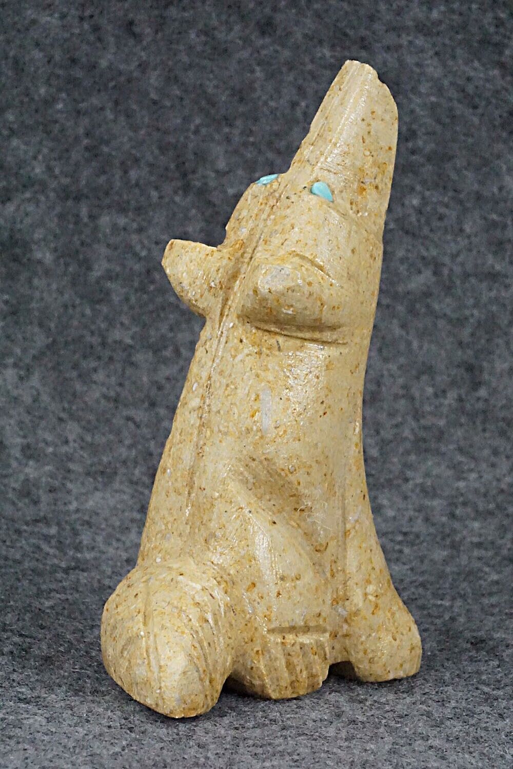 Wolf Zuni Fetish Carving - Louise Ponchuella