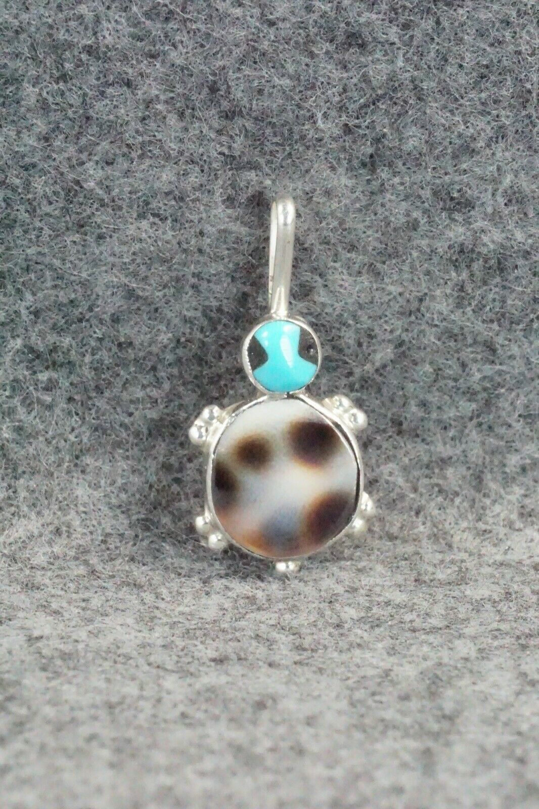 Turquoise & Sterling Silver Pendant - Kathryn Qualo