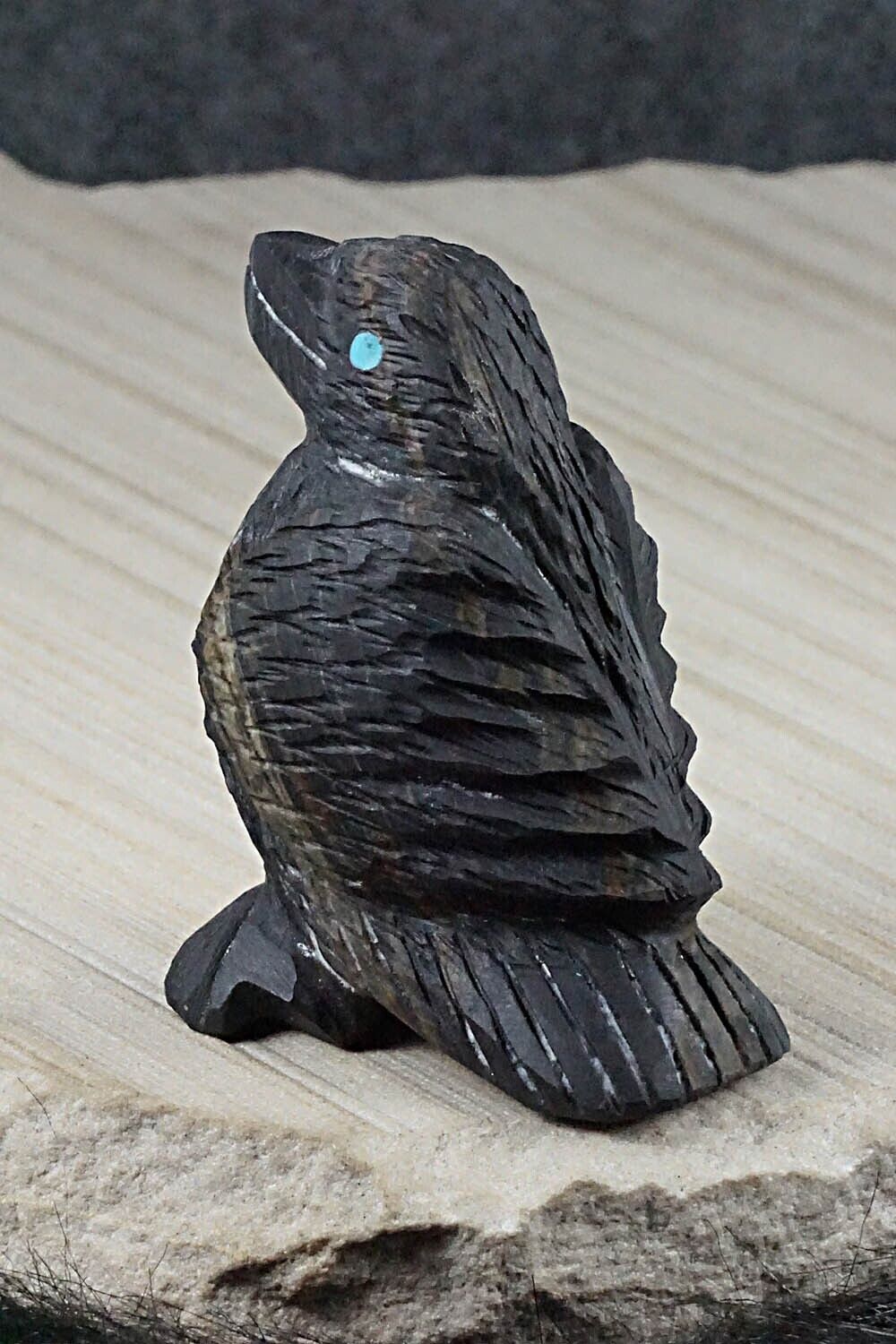 Crow Zuni Fetish Carving - Tony Mackel