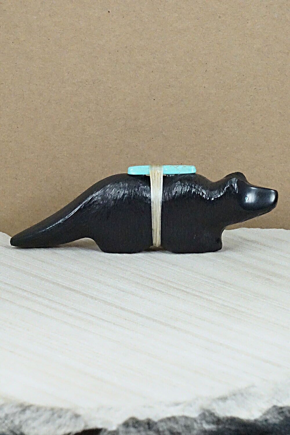 Wolf Zuni Fetish Carving - Herbert Halate