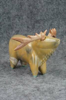 Elk Zuni Fetish Carving - Enrike Leekya