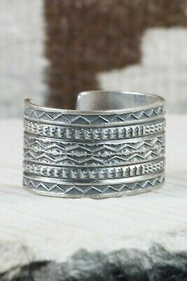Navajo Sterling Silver Bracelet - Sunshine Reeves - High Lonesome Trading