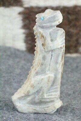 Iguana Zuni Fetish Carving - Derrick Kaamasee - High Lonesome Trading