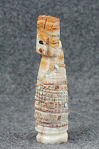 Corn Maiden Zuni Fetish Carving - Carl Etsate