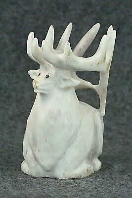 Elk Zuni Fetish Carving - Maxx Laate