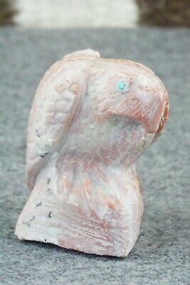 Eagle Zuni Fetish Carving - Derrick Kaamasee