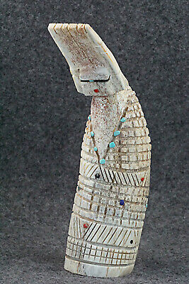 Corn Maiden Zuni Fetish Carving - Carl Etsate