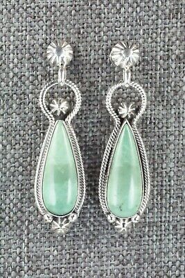 Turquoise & Sterling Silver Earrings - Verley Betone
