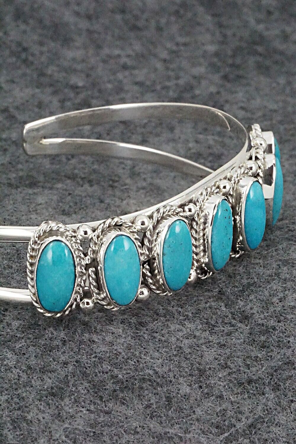 Turquoise & Sterling Silver Bracelet - Roberta Begay
