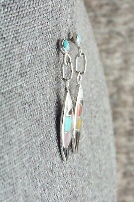 Multi Stone & Sterling Silver Earrings - Danny Seoutewa