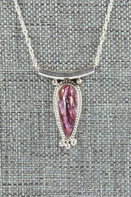 Spiny Oyster & Sterling Silver Necklace - Sharon McCarthy