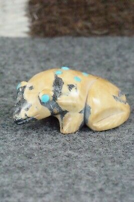 Frog Zuni Fetish Carving - Ronnie Lunasee