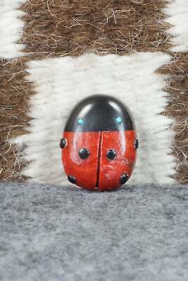 Lady Bug Zuni Fetish Carving - Reynold Lunasee