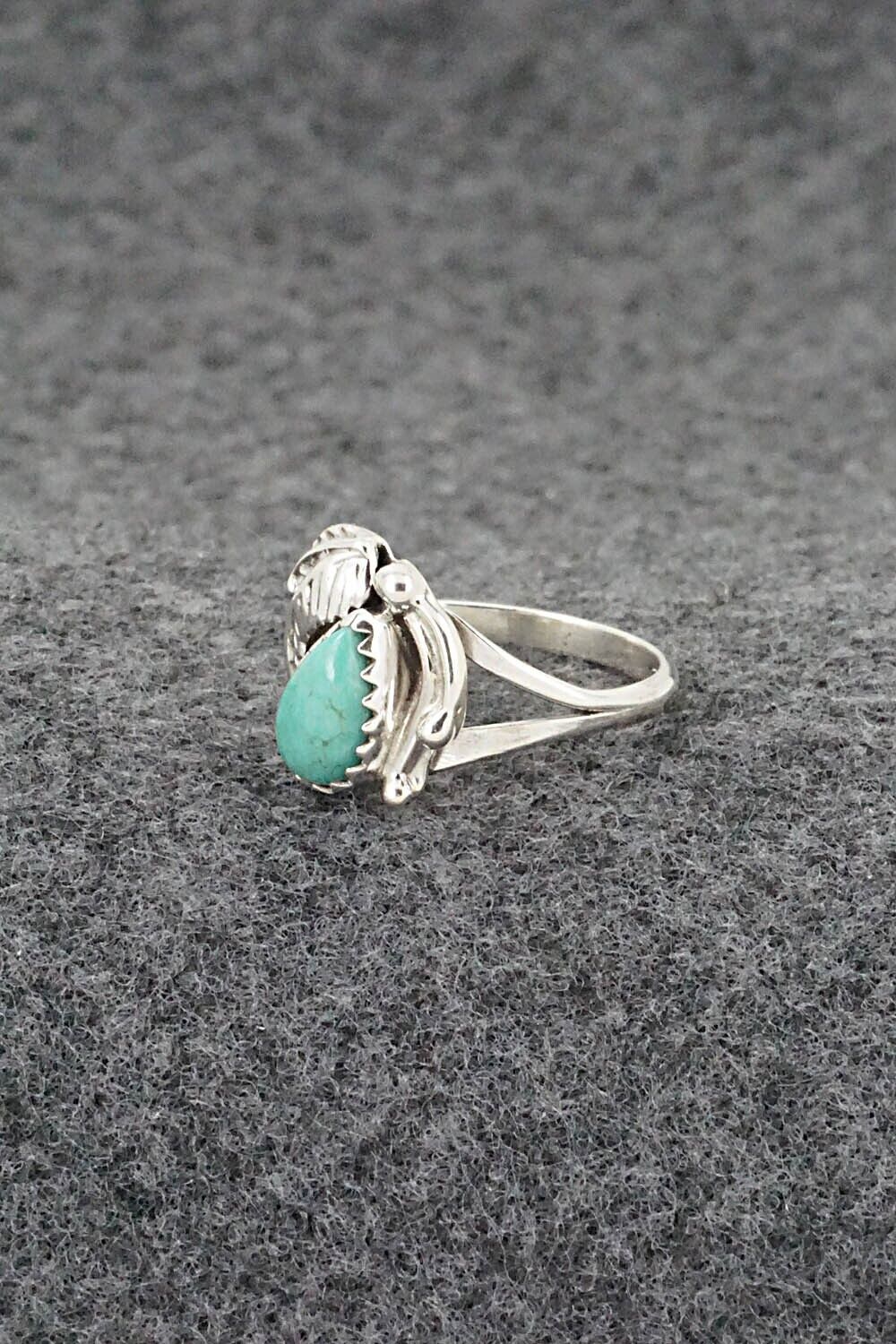 Turquoise & Sterling Silver Ring - Letricia Largo - Size 5.75