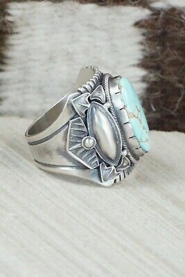 Turquoise & Sterling Silver Ring - Derrick Gordon - 11