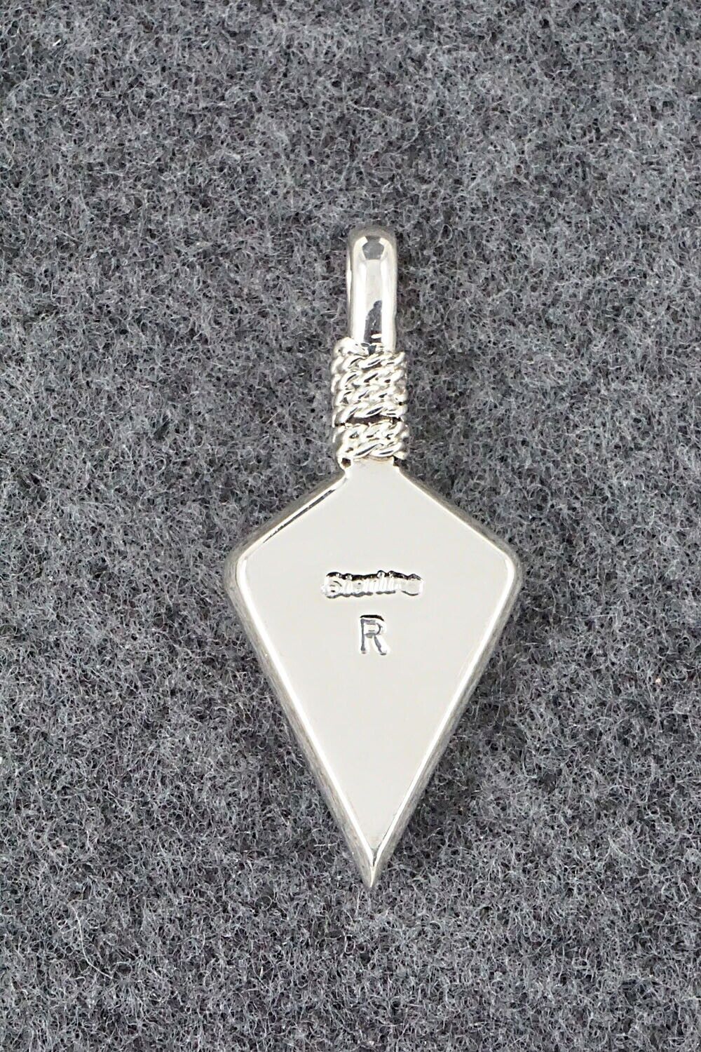Multi Stone & Sterling Silver Pendant - Rene Roanhorse