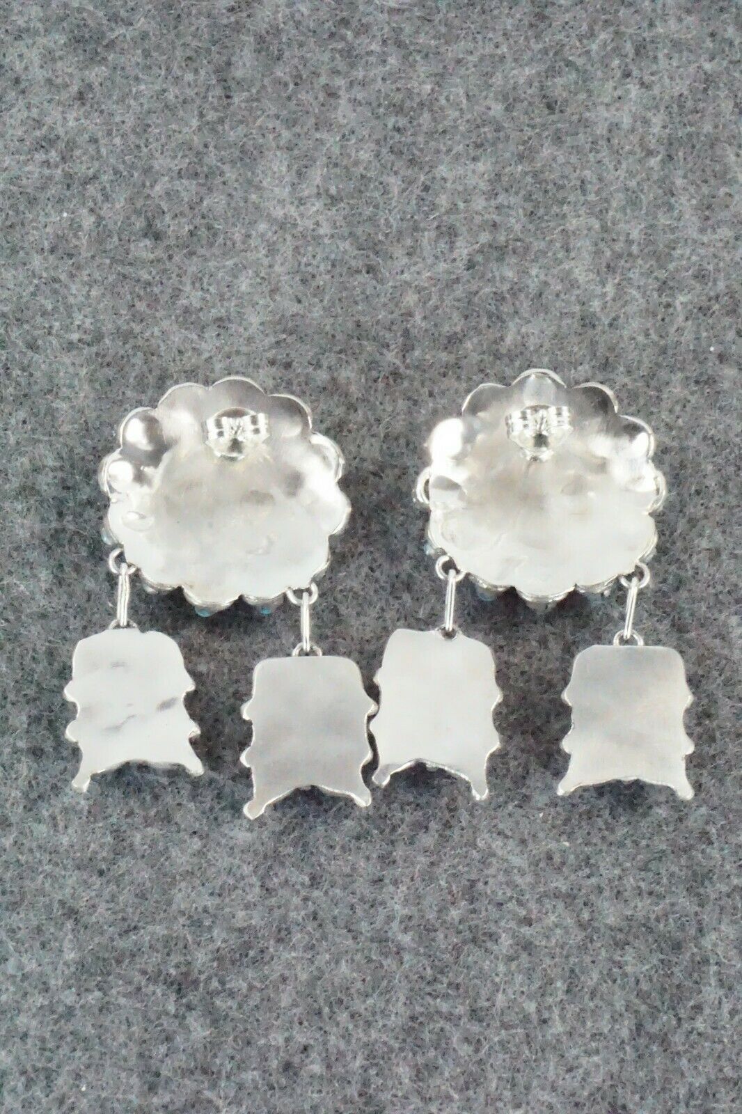 Turquoise & Sterling Silver Earrings - Waylon Johnson