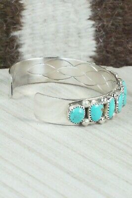 Turquoise & Sterling Silver Bracelet - Darlene Begay
