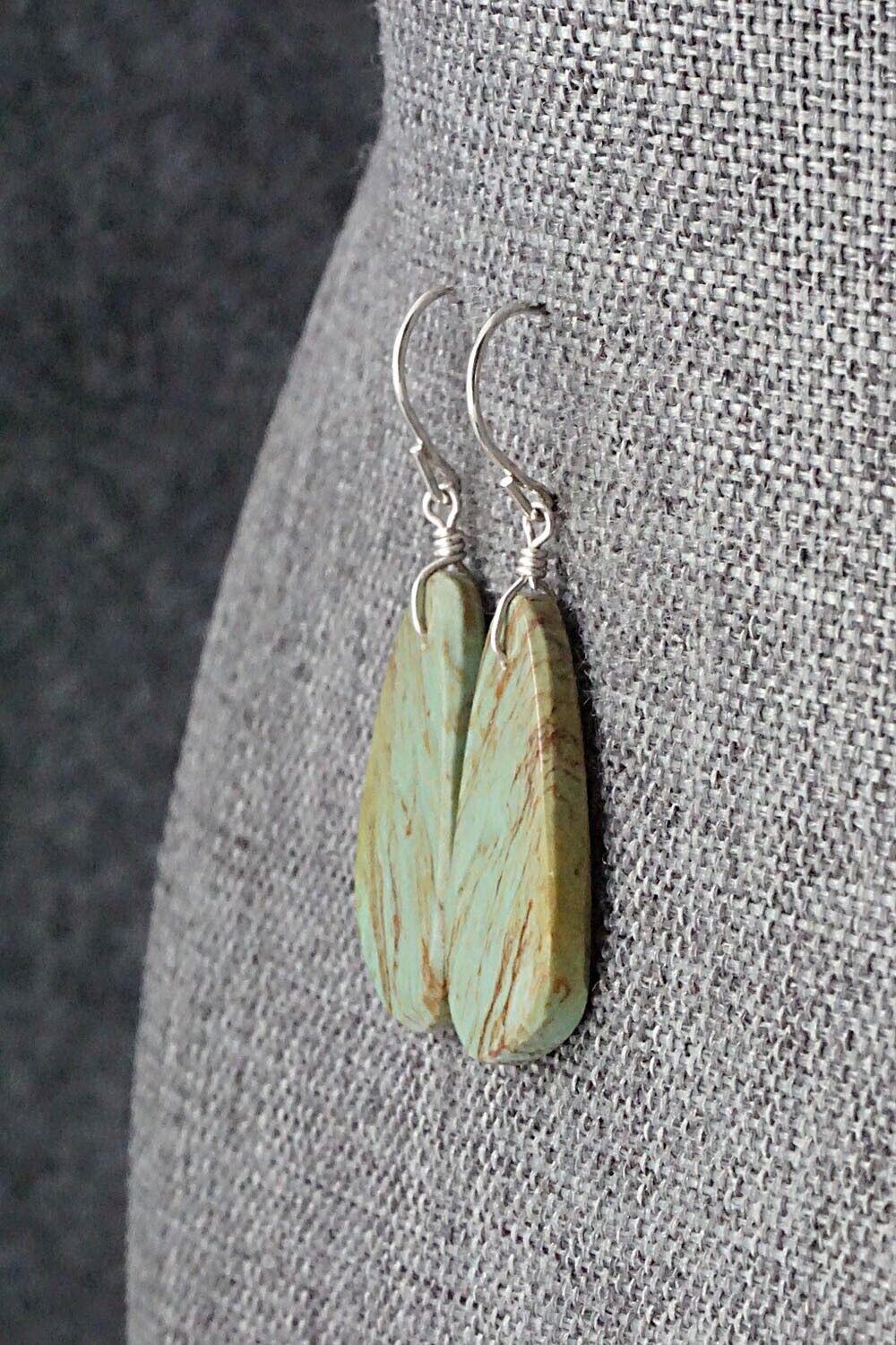 Turquoise & Sterling Silver Earrings - Sharon Abeyta