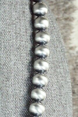 Turquoise & Sterling Silver Pearl Necklace - Jan Mariano - High Lonesome Trading
