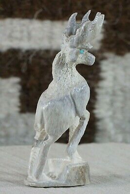 Deer Zuni Fetish Carving - Jerrold Lahaleon - High Lonesome Trading