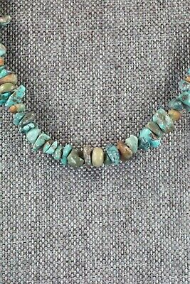 Turquoise & Sterling Silver Necklace - Navajo